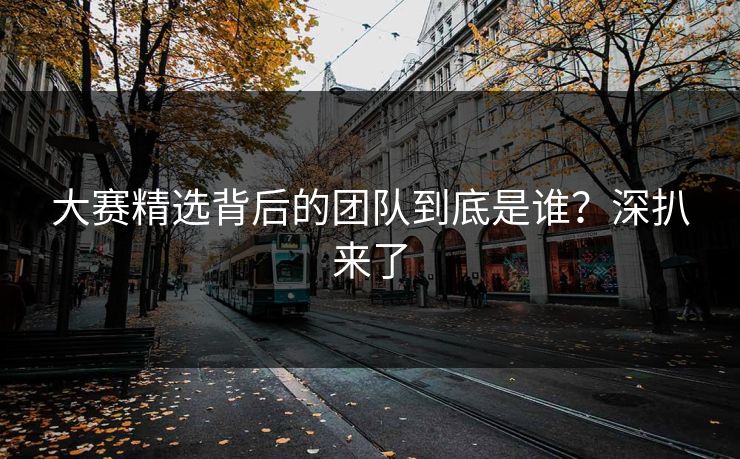 大赛精选背后的团队到底是谁？深扒来了